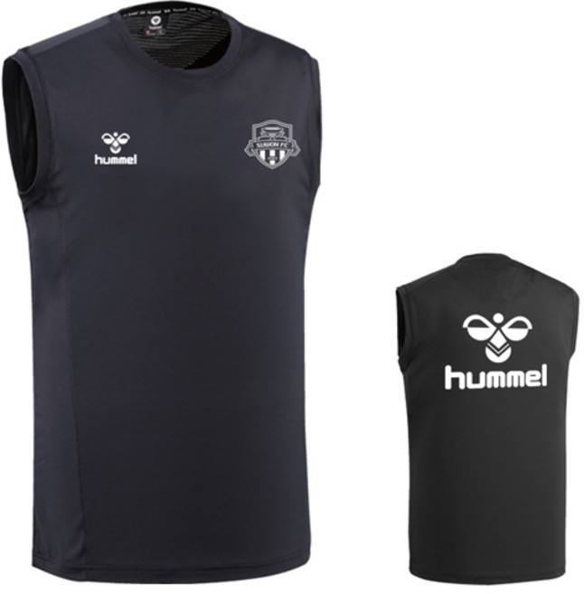 험멜 수원 FC 화이트마크 민소매 HM-719-1-1 블랙