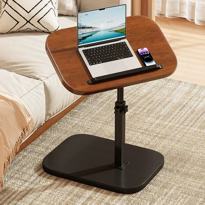 거와스 높이 각도 조절 사이드 테이블, 블랙