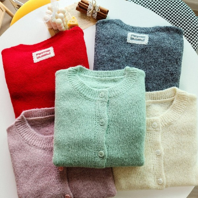 제이엠스타일 [국산~5컬러] 여성 봄 가을 간절기 울모 가디건 여자 여리여리 니트 카디건 출근룩 여친룩 여행룩 벚꽃룩