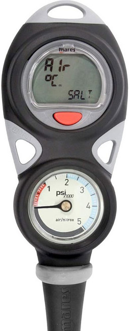 마레스 미션 퍽 2 다이빙 컴퓨터 및 압력 게이지