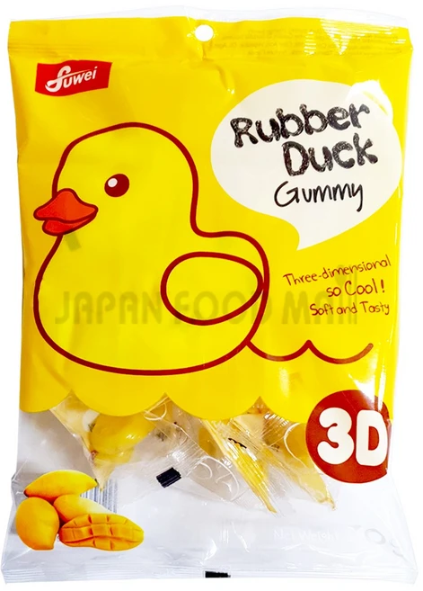 Fuwei 러버덕 구미 망고향, 70g, 3개 - 쿠팡