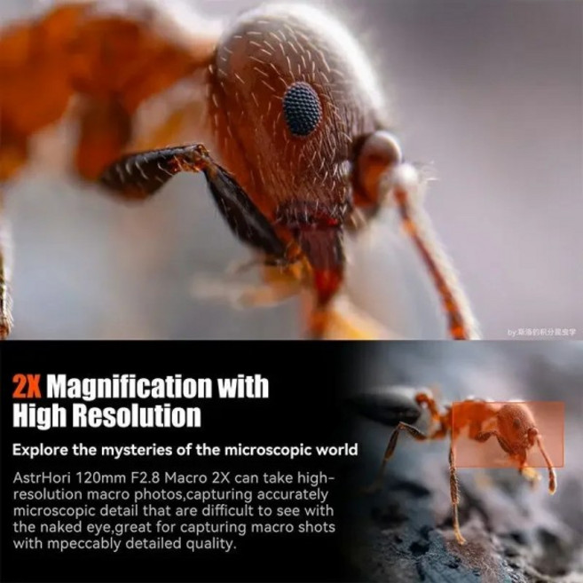 AstrHori 120mm F2.8 2배 초근접 렌즈 풀프레임 수동 초점 소니 E용 캐논 Z L 마운트용, 04 소니 E-마운트 (FE), 01 120mm F2.8 2X