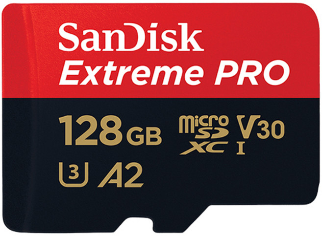 SanDisk Extreme PRO microSDXC UHS-I 128GB U3 V30 A2 記憶卡, 1個
