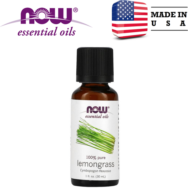 나우푸드 에센셜오일 레몬그라스 30ml 모기기피제, 1 액상 온스, 1개