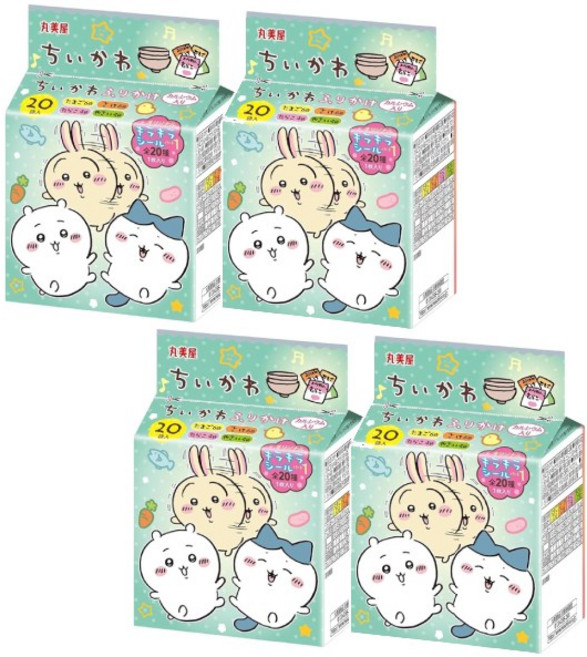 일본 마루미야 치이카와 후리카케 20개입, 4개, 50g