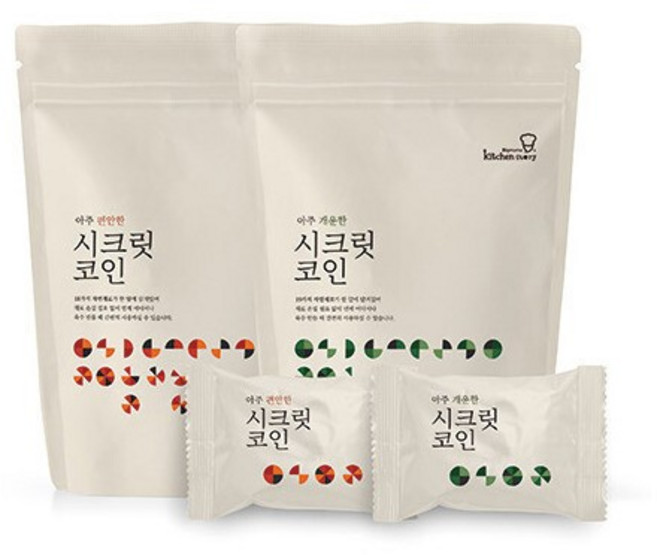 [키친스토리] 빅마마 이혜정의 시크릿코인 205알(편안한맛 8팩+5알 +개운한맛2팩 팩, 1개, 820g