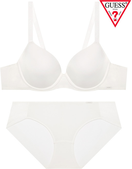 CD컵전용 베이직 아이보리 브라 팬티 세트
