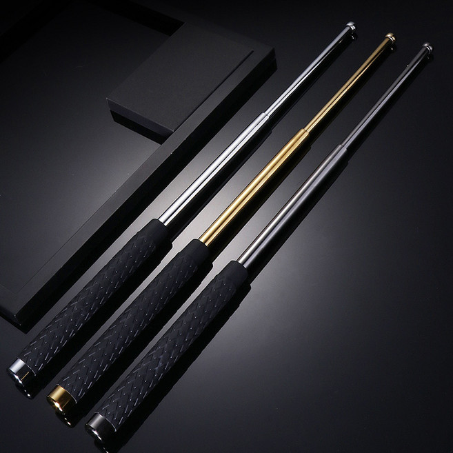 티타늄 3단봉 경찰 삼단봉 호신용품 진압봉 JK36, (단품 JK36) 실버6인치, 1개