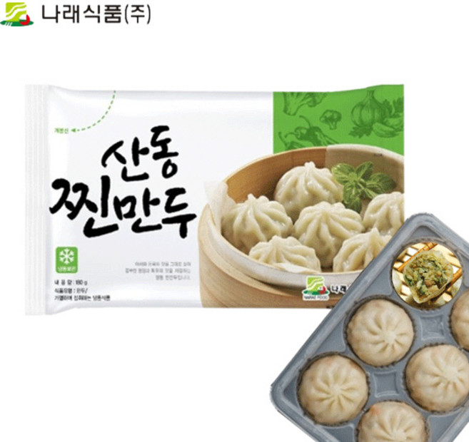 산동만두 고기 찐만두 180g x 16개 / 포자만두 고기만두, 16세트