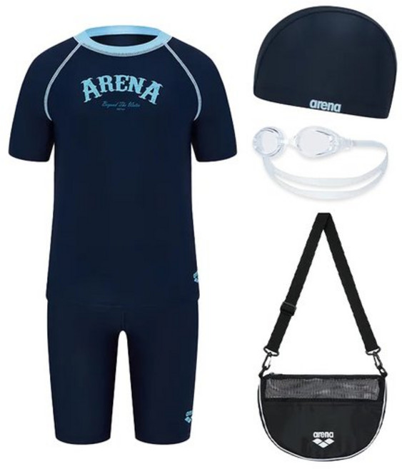 아레나 조이리브 남아 4부 상하세트 키트 A6BB1KB02NVYBLK YZO072 YCW791