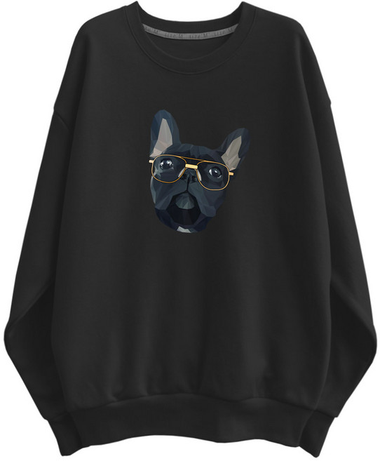 포케이컴퍼니 선글불독 특양면 맨투맨