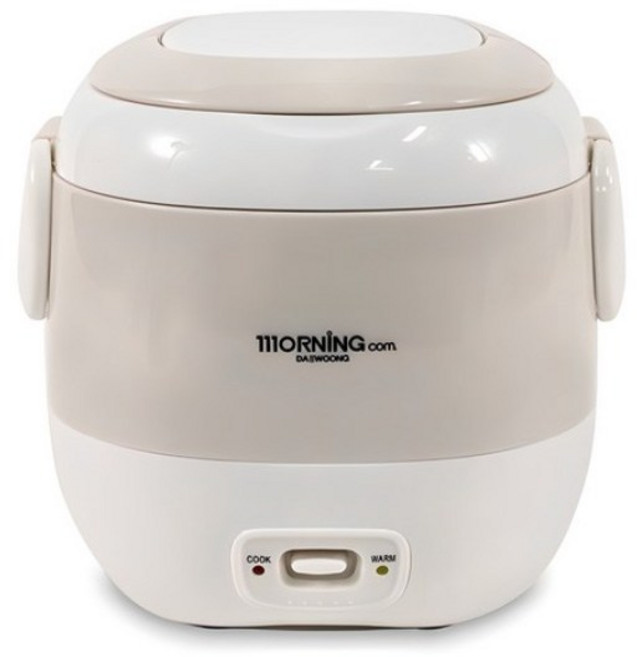 대웅 모닝컴 미니 전기 밥솥 1~2인용, 대웅모닝컴미/DWR001KP, 아이보리