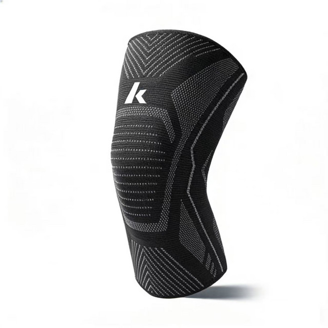 남녀공용 무릎 보호대 여성 산후 관절 보호 사계절 등산 스판 무릎 보호대 YCY, 블랙, 1개