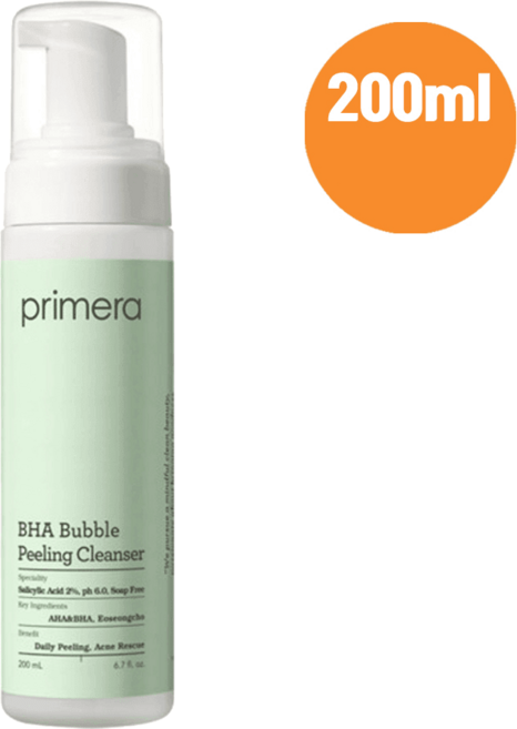 프리메라 바하 버블 필링 클렌저 200ml 깔끔, 1개