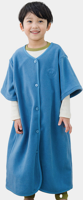 꾸미 유아 스마일 반팔 수면조끼/어린이수면조끼