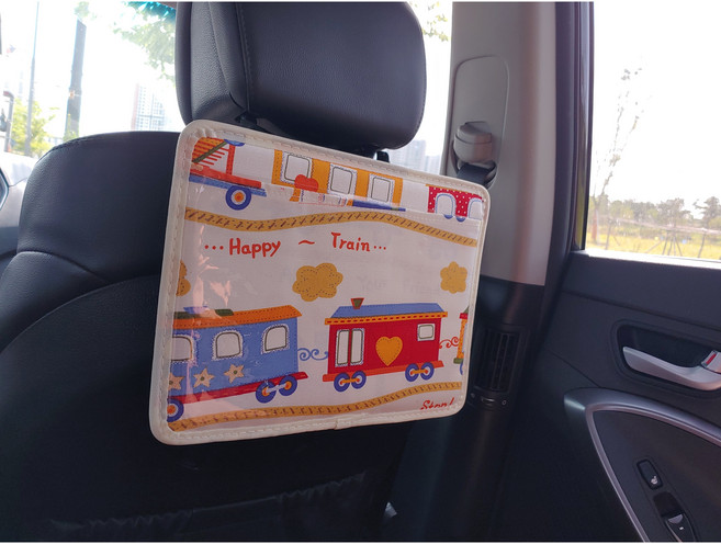 앨오앤지 차량 뒷좌석 밴드형 태블릿 거치대, 기차붕붕, 1개