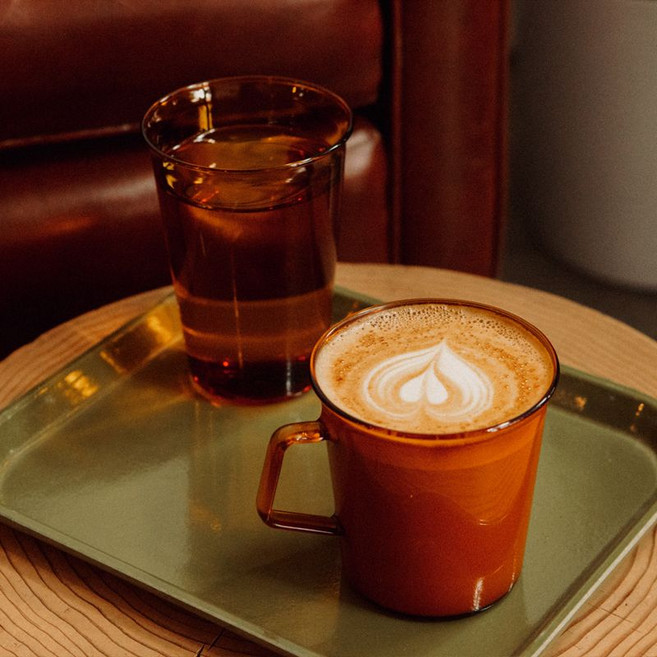 킨토 캐스트 엠버 내열유리컵 머그 310ml, 1개