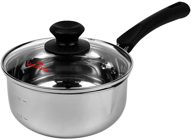 퀸센스 인덕션 라면 편수냄비, 16cm, 혼합색상, 1개