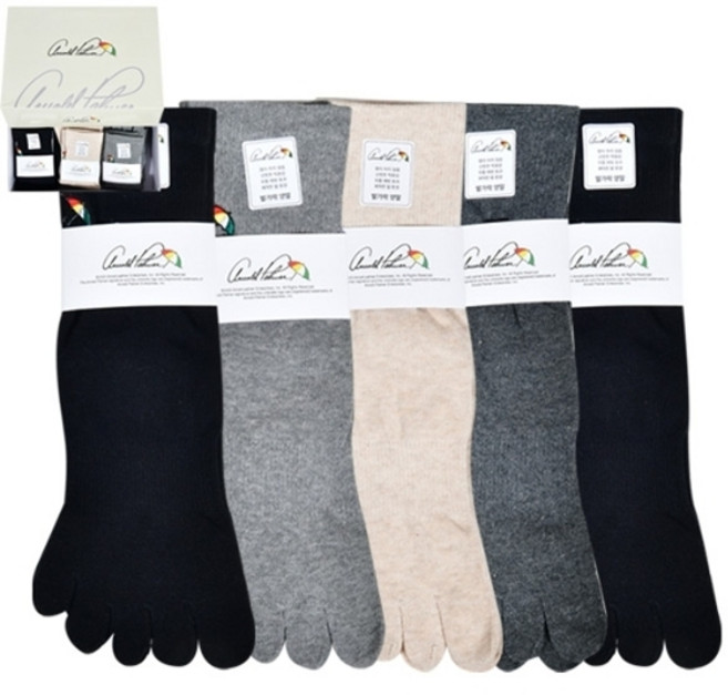 기타 아놀드파마 숙녀 무지 발가락 단목 양말0084ka