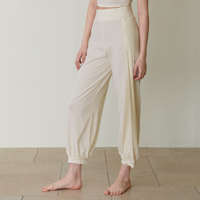 [콘치웨어] 여성용 요가 라이크 핀턱팬츠 필라테스 요가