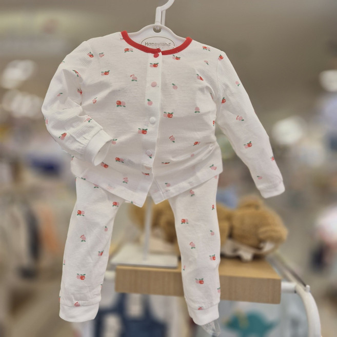 해피랜드 무형광 순면 100% 가볍게 얇아서 간절기 장마철에 좋은 쟈가드 내의 ( 80은 앞트임 90부터 어깨트임 똑딱이 스냅)