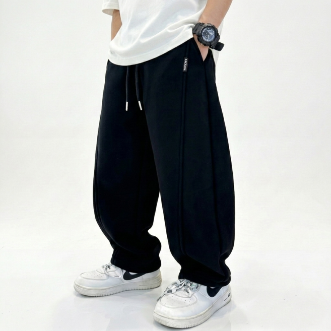 초등 주니어 봄가을&겨울기모 와이드나이프팬츠 130-170호