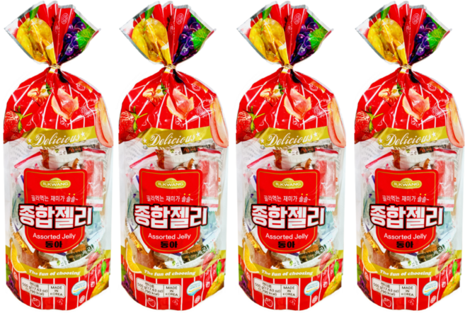 동아제과 종합제리, 500g, 4개