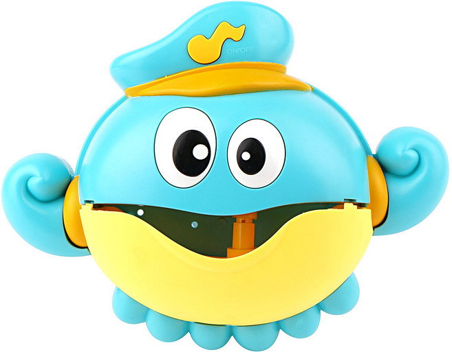 레츠토이 버블문어선장 유아 목욕놀이 거품기, 혼합색상, 1개