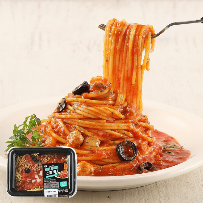 싱글팩토리 미트토마토 스파게티 290g 전자레인지 5분완성 볼로네제 파스타, 1개