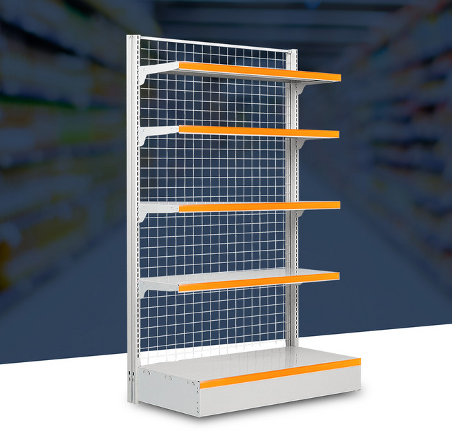 곤도라 진열대 편의점 슈퍼 마트진열대 약국 휴게실 과자 상품 진열대 5단, 800, 밑선반330/중선반330, 1600 벽앤드 독립형, 1개