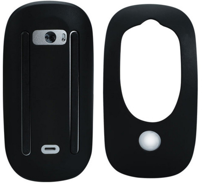 호환 매직 마우스 1 2 용 보호 케이스 실리콘 커버 슬리브 보호 필름 방수 및 방진 마우스 커버 셸, [06] black