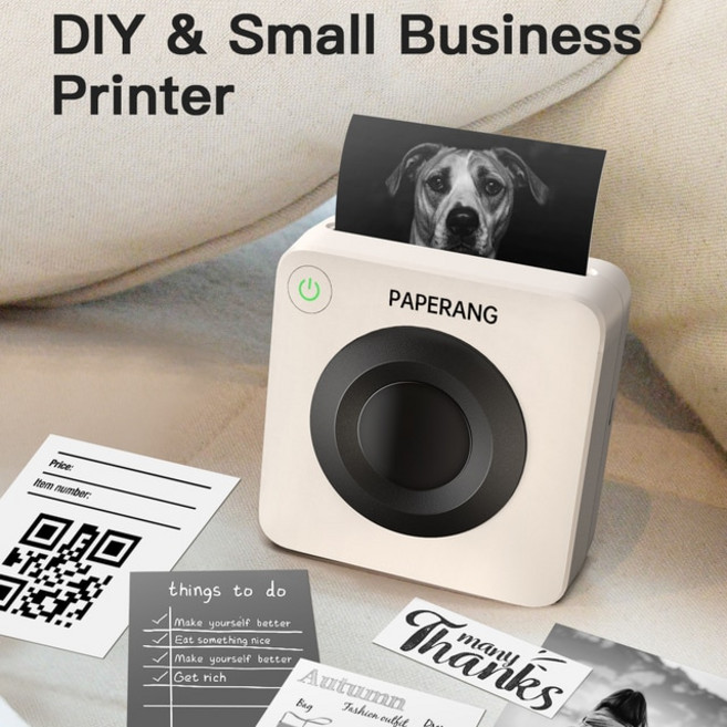페이퍼랑 HD 포켓 미니 BT 무선 모바일 프린터 P3 열 휴대용 사진 영수증 메모 라벨용 80mm 300DPI, CHINA