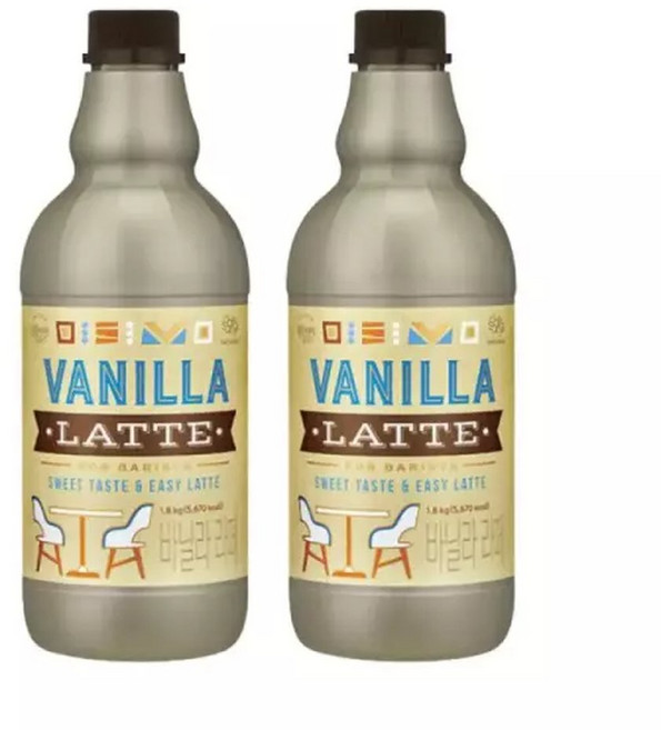 복음자리 바닐라 라떼 1.8kg x 2개 액상형 베이스 이지라떼