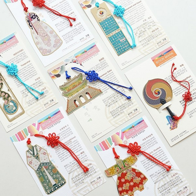 SOV 전통기념품 금속 책갈피 북마크, 1개, 3북마크문화재-01.광화문