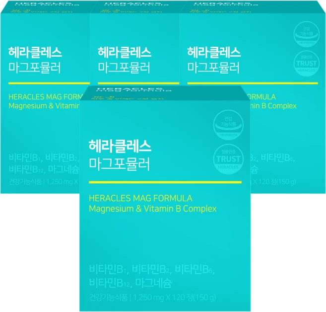 헤라클레스 마그포뮬러, 4박스, 60정 - 쿠팡