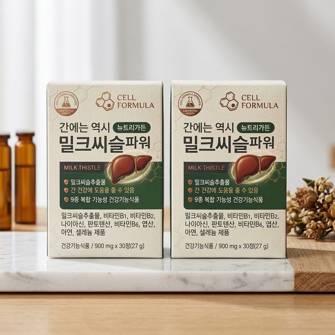 간에는 밀크시슬 파워 실리마린 마리아엉겅퀴 추출물 30정 2박스, 2세트