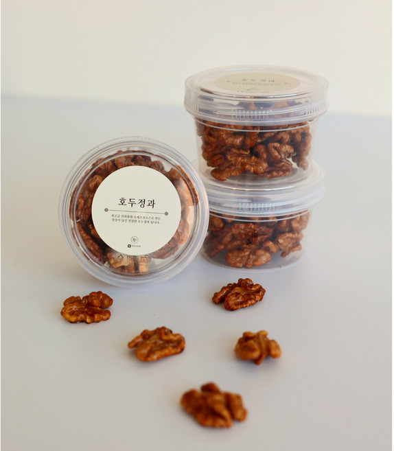 온담화 호두정과 답례품(65g/80g) 돌잔치 결혼식 회사행사 조문 병원 학교 답례품, 박스 x, 원통형65g, 65g, 1개