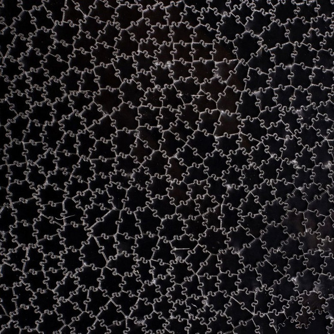 슈베라 퍼즐 깨진 유리 불규칙 고난도 투명, 1개, 500피스 40x40cm, 1피스