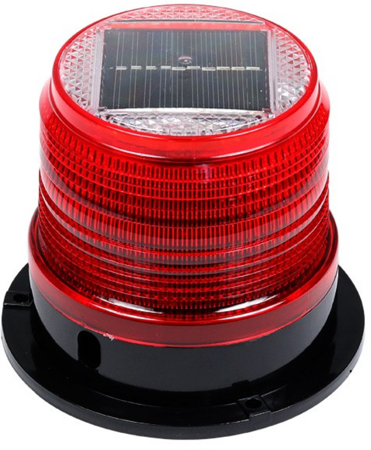 세이프툴 쏠라경광등 무소음 태양열충전 비상등 경고등, 1개