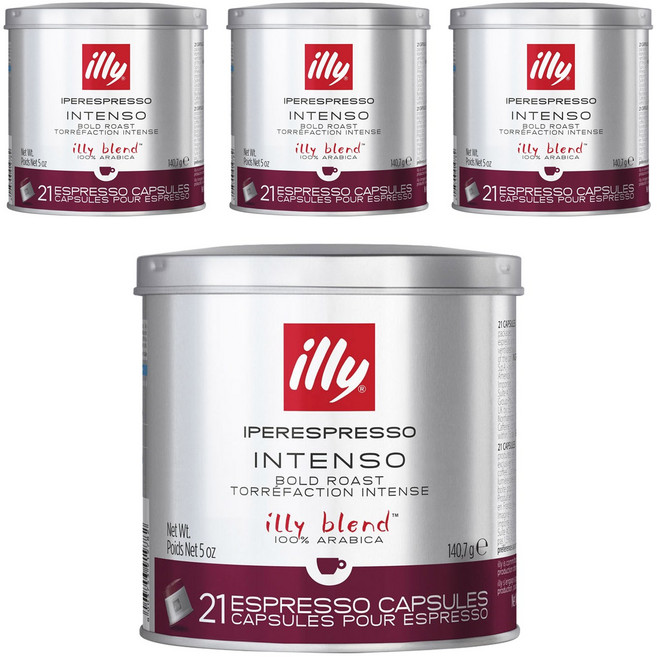 일리 아이퍼에스프레소 인텐소 볼드 로스트 에스프레소 캡슐, 21개입