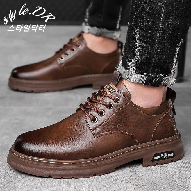 스타일닥터 남자 키높이 구두 로퍼 정장 로퍼 캐주얼화 사계절 통근용 가죽신발
