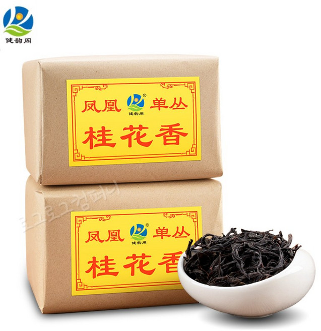 계화향 봉황단총 우롱차 건운각 오스만투스 청차 조주 특산차 전통종이포장 구량차 500g, 250g, 2개, 1개입