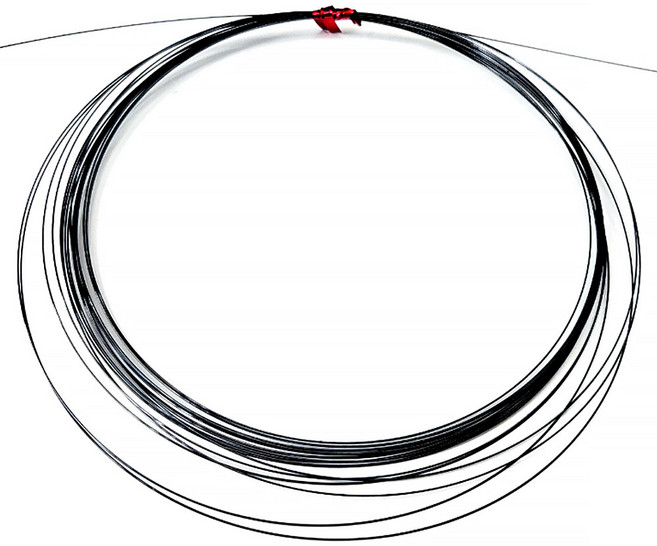 티타늄 와이어(건블랙) 0.3mm 갈치 한치 오모리 선상 낚시 자작 채비