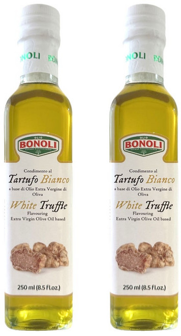 보노리 이탈리아 엑스트라버진 화이트 트러플 올리브오일(화이트 트러플 추출물 함유), 2개, 250ml