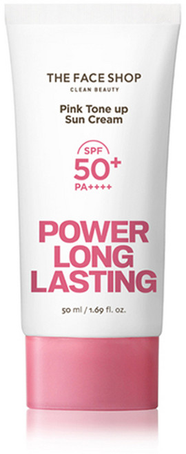 [더페이스샵] 파워 롱래스팅 핑크 톤업 선(SPF50+ PA++++) 50mL 1개