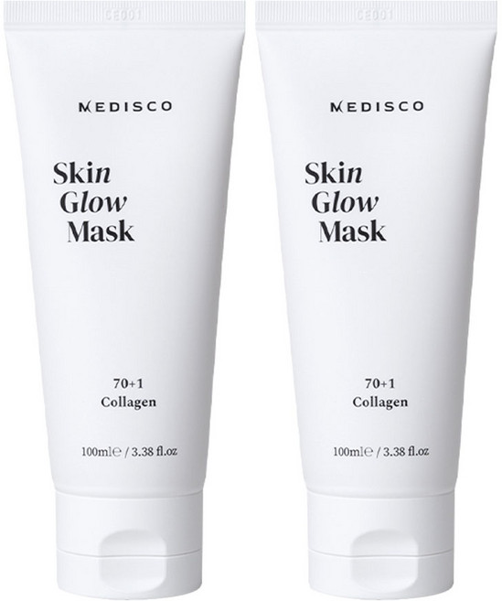 메디스코 대용량 콜라겐 스킨글로우 마스크 필오프팩 100ml 2개, 1개입