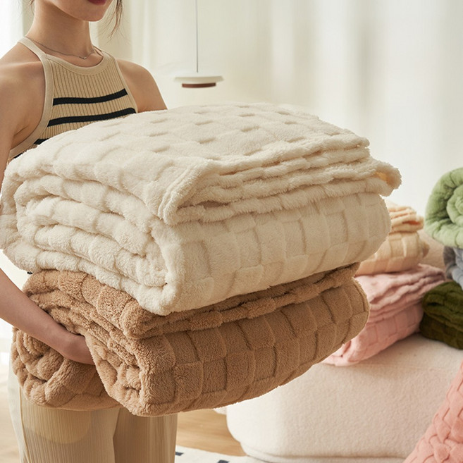 홈비 털빠짐없는 양면 극세사 담요 이불 블랭킷
