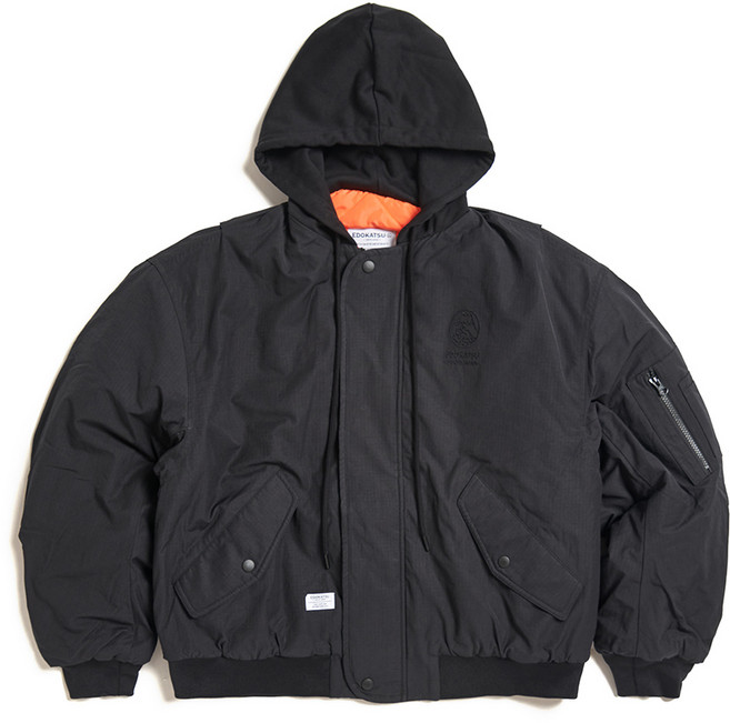 江戶勝 男款 防寒連帽飛行外套