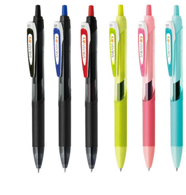 ZEBRA SARASA 제브라 사라사 드라이 중성펜 / 리필심, 0.4-블랙(블랙심)