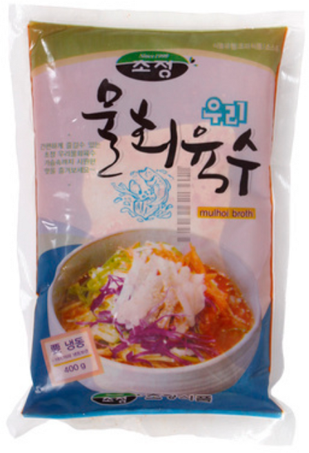 초정 물회육수, 400g, 3개
